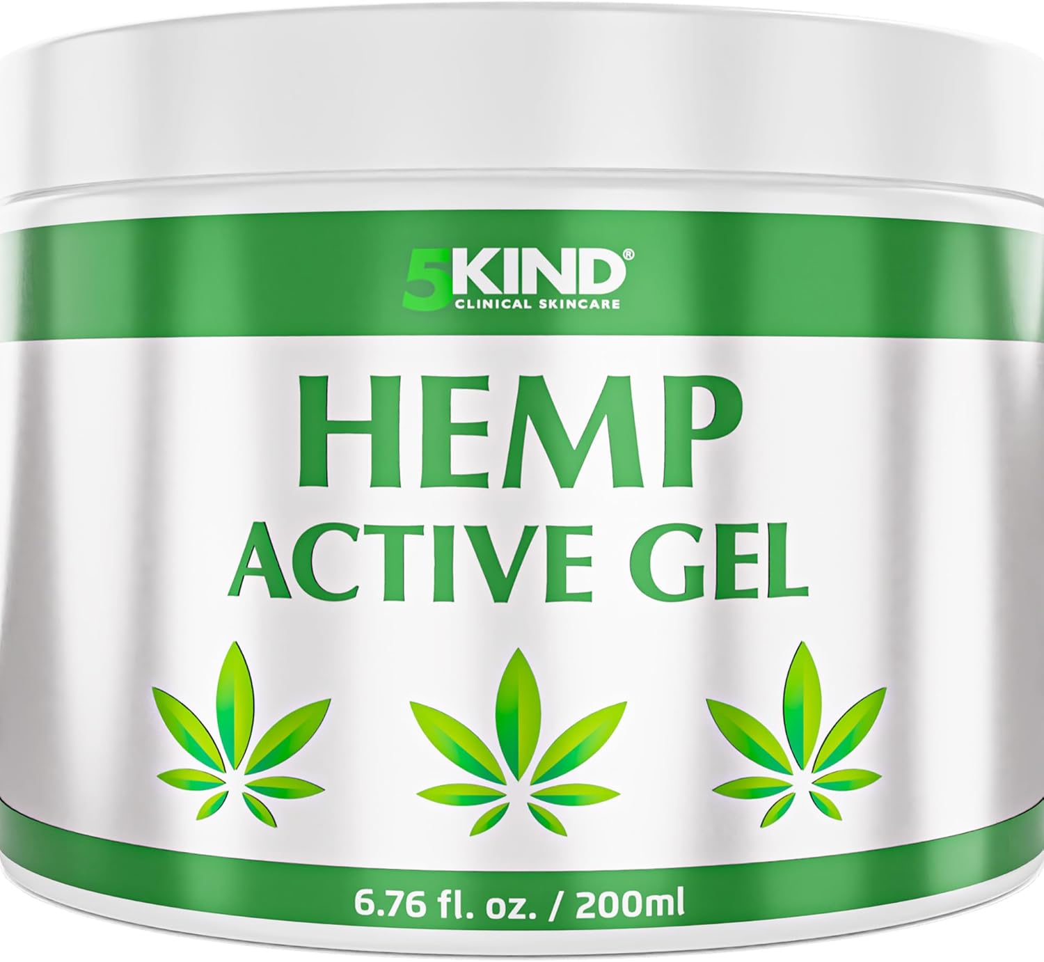5kind Baume actif de chanvre 200ml - Formule d’huile de chanvre - Pour soulager le dos, problèmes musculaires, application pour les pieds, genoux, cou, épaules - Gel de massage avec extraits naturels