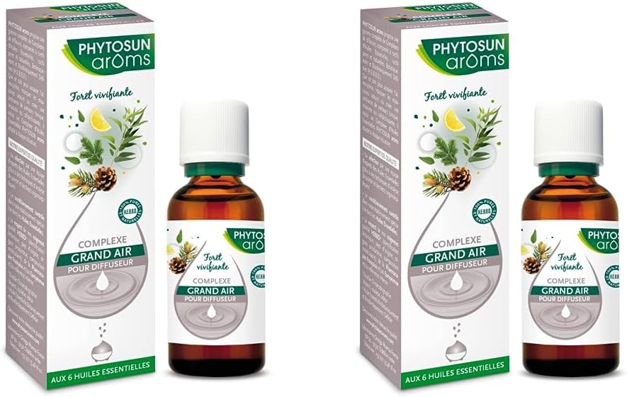 Phytosun Arôms - Complexe Grand Air - Huiles pour Diffuseur - Huiles Essentielles pour diffusion - 100% PURES ET NATURELLES (Lot de 2)