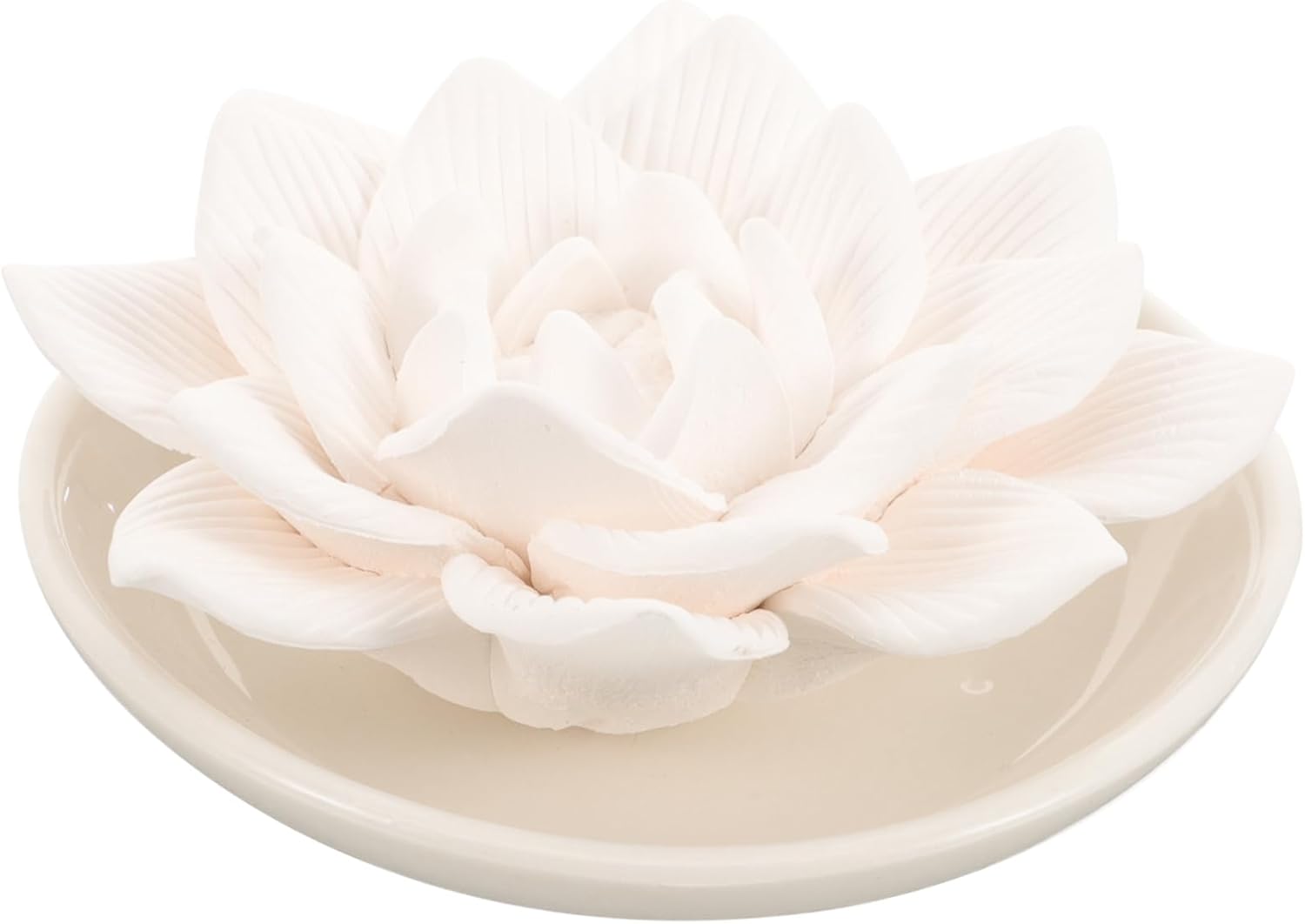 PLAFOPE Diffuseurs D’huiles Essentielles Diffuseur Darôme Passif De Fleurs Passif Passif Platre Plâtre Fleur en Céramique Huile Essentielle Blanche Bureau