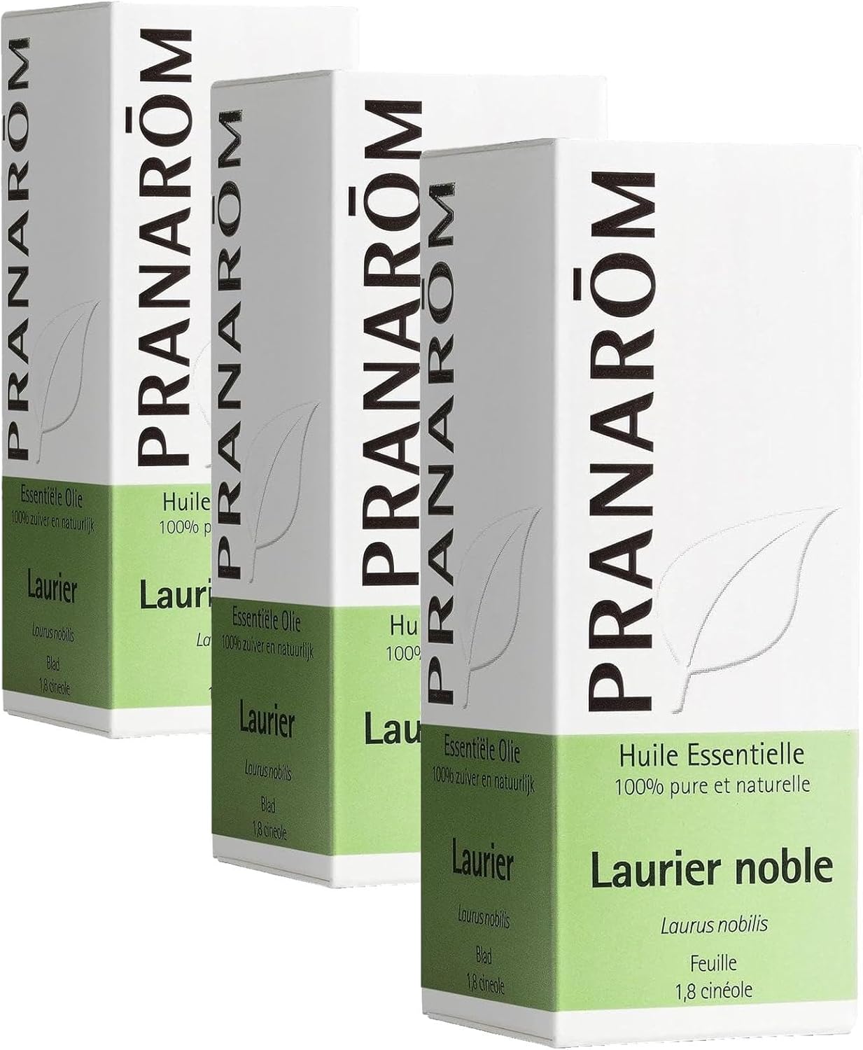 Pranarôm |Huile Essentielle Laurier Noble | Laurus Nobilis | Feuille | HECT | 5 Ml (Lot de 3)