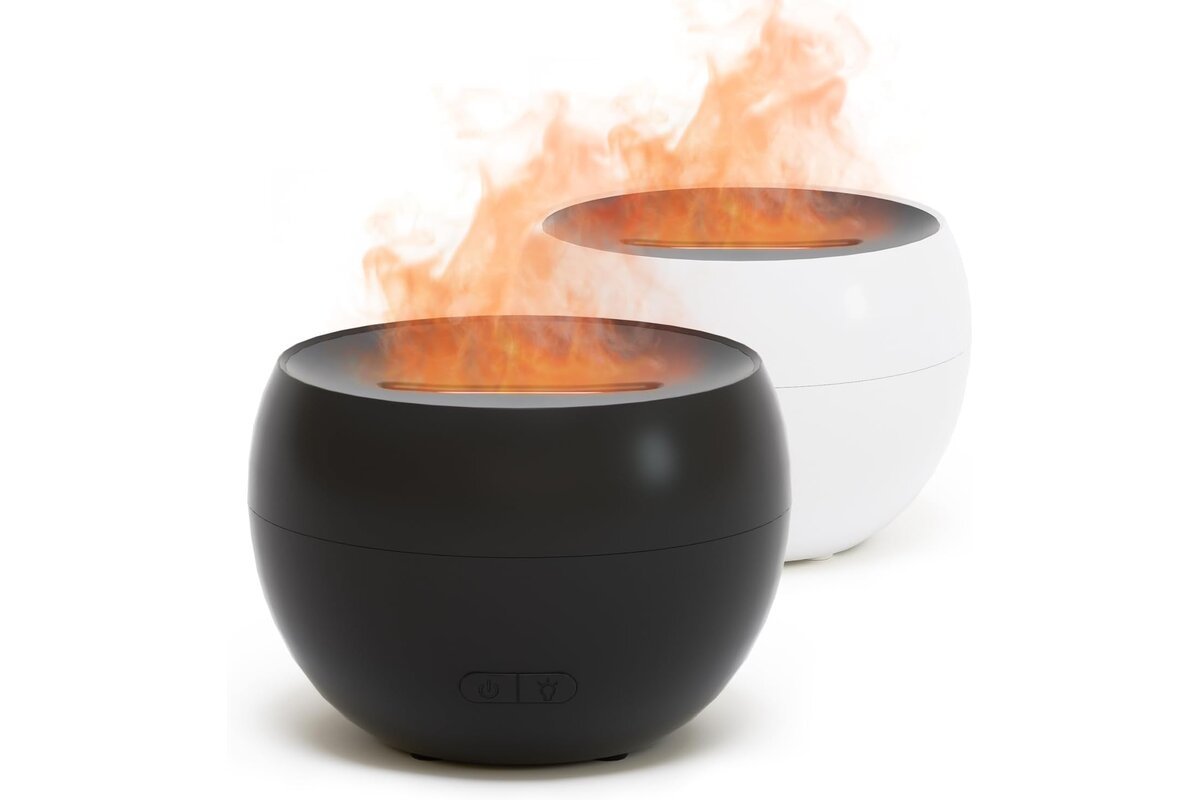Diffuseur effet flamme huiles essentielles Amazon