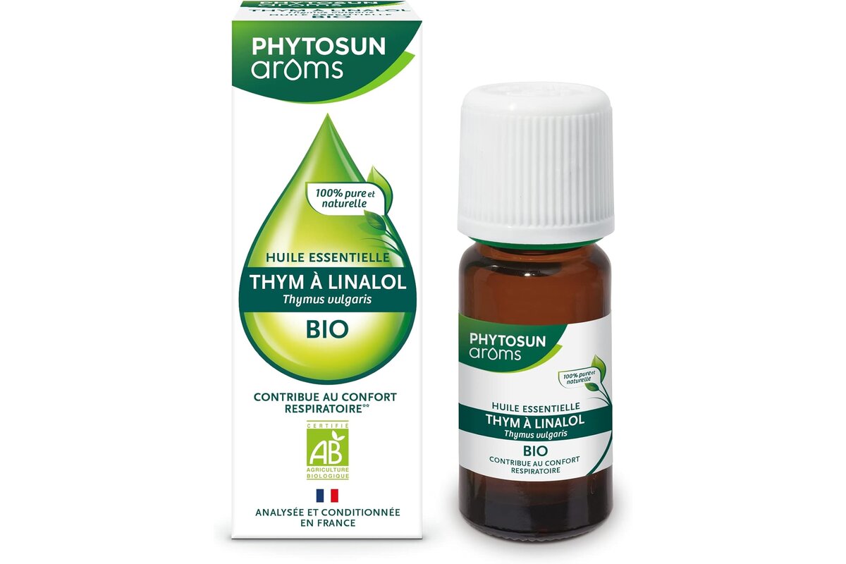 Huile essentielle de thym à linalol Amazon